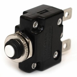 Joemex Boat Push-to-Reset Circuit Breaker | 7A 50VDC 125-250VAC