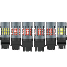 RUNEWAX LED Rear Tail Light Kits for Ford F250 F350 Super Duty 2023 2024 2025, WT21W Reverse + 3157 Brake/Turn Signal Light, 12V CANBUS OEM Direct Replacement, Pack of 6