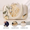 Clutch Purses for Women Floral Embroidery Clutch Handbag Wedding Party