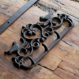 Darthome Love Birds Coat Hooks Cast Iron Vintage Industrial 4 Hook Hanger Rustic House