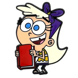 Carmichael The Fairly OddParents Wanda and Cosmo Cartoon Animated TV Show 1.4" Enamel Pin Badge