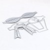 KSCRAFT Easter Bunny Bow Metal Cutting Dies Stencils for DIY