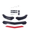 Car Universal Front Bumper Lip 4pcs Body Kit Chin Spoiler