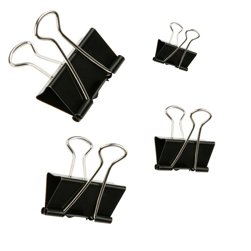 SBS® Binder Clips, 19 mm, Pack of 30, Metal Clips,