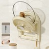 Pot Lid Organizer Rack Wall Mounted Drill Free Space Saving