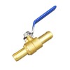 Joywayus 5/8" Ball Valve Barb Valve Shutoff Valve Brass Fitting