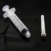 100Pack 5ml 5cc Disposable Plastic Syringes with 22Ga, Individually Sterile