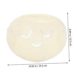 Baluue 3 Pcs Polyester Facial Towel for Women Beauty Salon Thick Soft Detachable Rope Face Towel