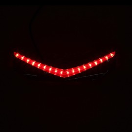 TCT-MOTORPARTS Rear Fender Tip W/LED Accent Light Fits for Honda Goldwing GL1800 12-17 16 F6B