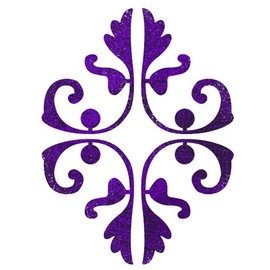 J BOUTIQUE STENCILS Damask Wall Stencil - Medium Size - Reusable Stencil for Home DIY Decor Faux Mural V0005