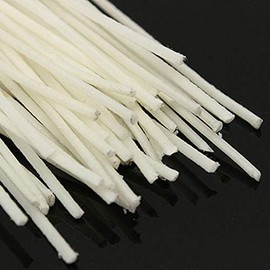 30 Pcs 4 inch Candle Wicks, Natural Cotton Low Smoke Candle Wicks Pre Waxed Candle Wicks for Soy Beeswax Candle Making White Craft Supplies Candle DIY