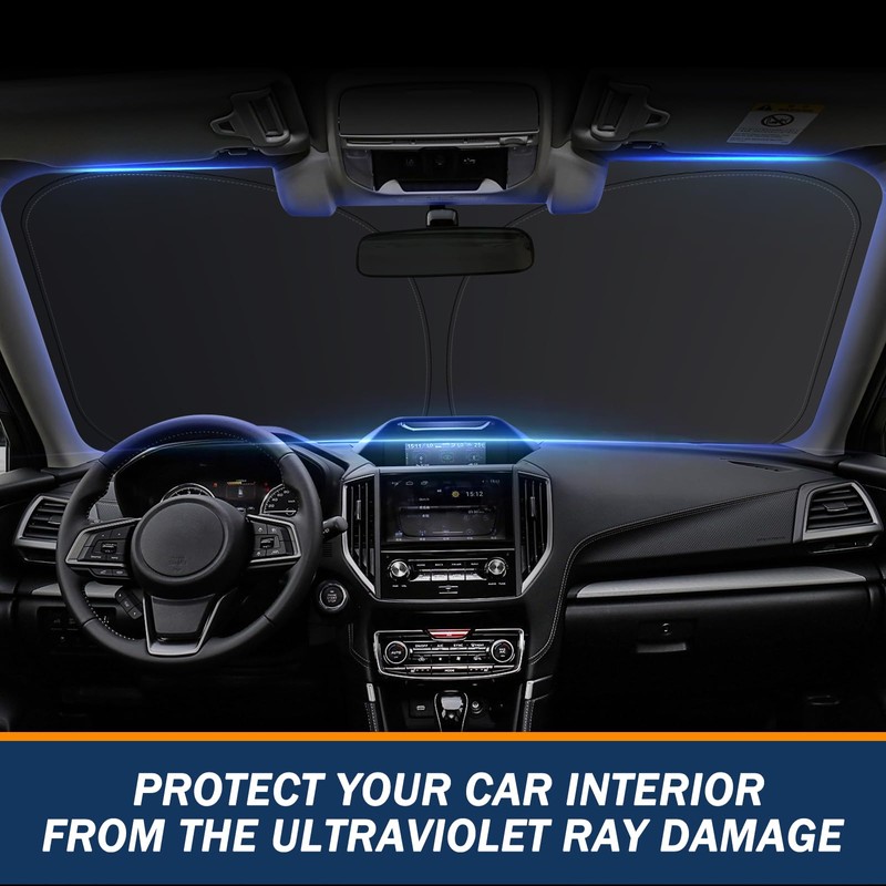 Parasol para Subaru Forester 2014-2024, protector de visera frontal de