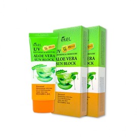 [1+1] Ikel Soothing & Moisture Aloe Vera Sunblock (70ml) Sunscreen Sunblock Sun Balm SPF50+ PA+++