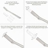 TWEEZERMAN Replacement Blades for Facial Hair Razor (Pack of 4)