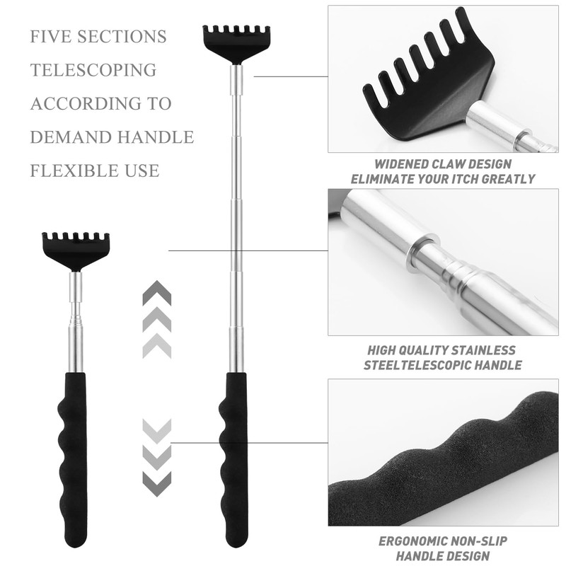 Scalp Massagers Back Scratcher, 20 Fingers Scalp Scratcher Head Massager