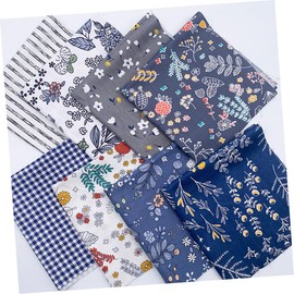 Operitacx 1set Assorted Printed Cotton Fabrics DIY Material Set for Creative Crafts Patchwork and Sewing Projects Bright Colors Safe for Ages