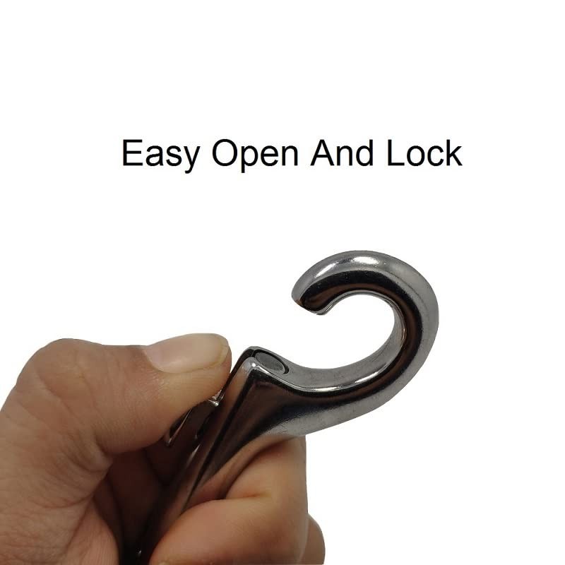Single Ended Scuba Bolt Snap,Stainless Steel 316 Heavy Duty Single