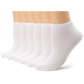davido Women socks ankle low cut 100% cotton 8 pairs (6-8, white)