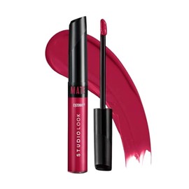 Cyzone Labial Mate Studio Look – 24H de Duración, No Transfer, Color Mate Intenso y Alta Pigmentación – 6 ml (VIBES OF RED)