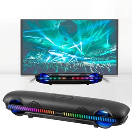 CICONIA Soundbar CLY-2210 Audio Bluetooth LED Light Indoor Outdoor Outdoor Portable Speaker TV Speaker Black