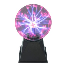 Plasma Ball Red 15 cm – Twitching, Red Flash Show – Automatic Operation or Music Control