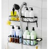Kadolina Shower Caddy Hanging for Handheld Showerheads, Rustproof Stainless Steel