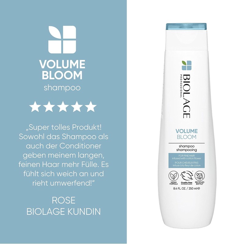 Biolage | Cleansing Shampoo for Fine, Weigheless Hair, For Long-Lasting