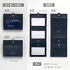 A.Y.Judie S40-001 S105715 Reversible Three Window ID Card Holder Black