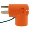 AC WORKS 30 Amp 3-Prong Dryer Wall Outlet Adapter (To