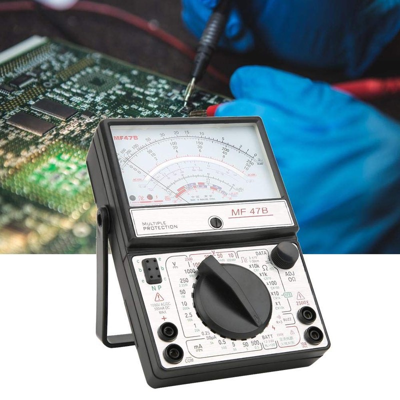 MF47B Digital Screen Multimeter, Voltage Current Tester Display Multimeter Test