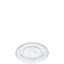 Solo 600TS Clear Lid PET 600 Flat Straw Slot (Case of 2500)