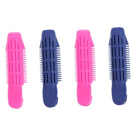 Mikinona 4pcs Hair Rollers for Curly Hairstyles Curlers Easy Use Styling Clips for Women Great for Sleeping and Everyday Use