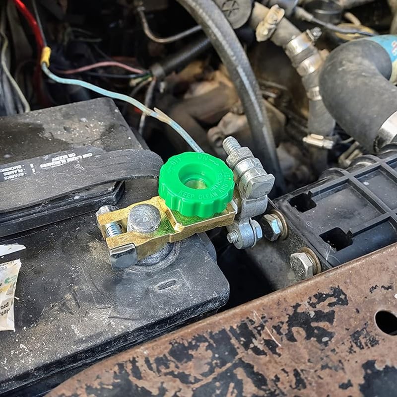 Ampper Top Post Battery Disconnect Switch 12V, Quick Disconnect Battery