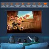 XIAOHUI Premium Portable Outdoor Projector Screen, 120 Inch, 16:9 Aspect