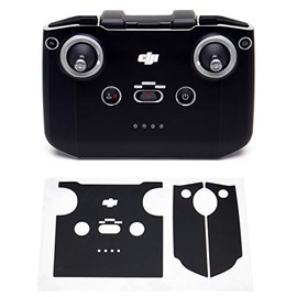 Wrapgrade Skin Sticker Set Compatible with DJI Mini 2 | Remote Controller (Stealth Black)