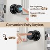 Fingerprint Door Lock, Smart Fingerprint Door Knob with Keypad, Biometric