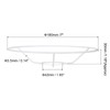 PATIKIL 7 Inch E26 E27 Lamp Shade Ring Frame with