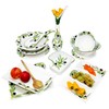 Lashuma Handmade serving plate made of Italian ceramic, meat plate