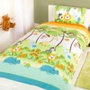 Just Contempo Kids Jungle Animals Duvet Cover Set, Single, Polyester-Cotton