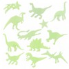 MIJOMA Dinosaur Glow-in-the-Dark Wall Stickers Set - 72 Pieces, Luminous