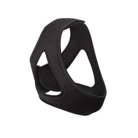 Chin Strap for Sleeping, Adjustable and Breathable Anti Snoring Chin Strap, Comfortable Anti Snoring Devices, Chin Strap for Snoring for Men and Women to Stop Snoring (Black, One size)