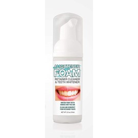 Alightener Foam - Whiten Your Teeth While Wearing a Mouth Tray or a Clear Dental aligners - Mouth Trays Included