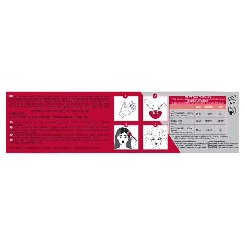 Vitalcare Silk Protein Hair Colour Cream Number 9/00 Light Blonde