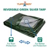 TUFFBOY 8x10 Waterproof Tarp – 8 MIL Heavy-Duty Poly Tarp