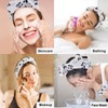 Sponge Spa Headband Wrist Band with Hair Clips Skincare Headband