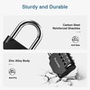 Puroma 4 Pack Combination Lock for Locker 4 Digit Outdoor