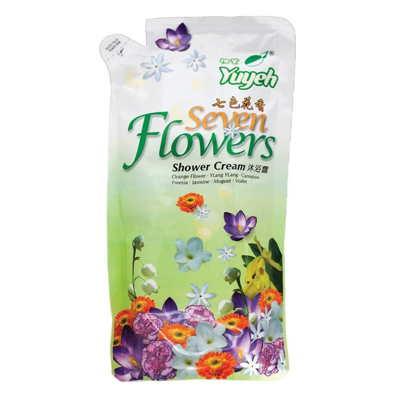 Yuyeh Seven Flowers Shower Cream 七色花香沐浴露