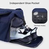Kookoomia Gym Bag for Men with 2 Upgraded Bottle Holders
