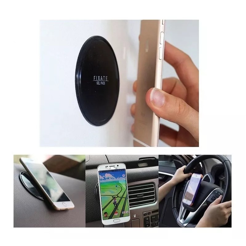 Fixate Sticky Pad Parche Antigravedad Soporte Para Celular