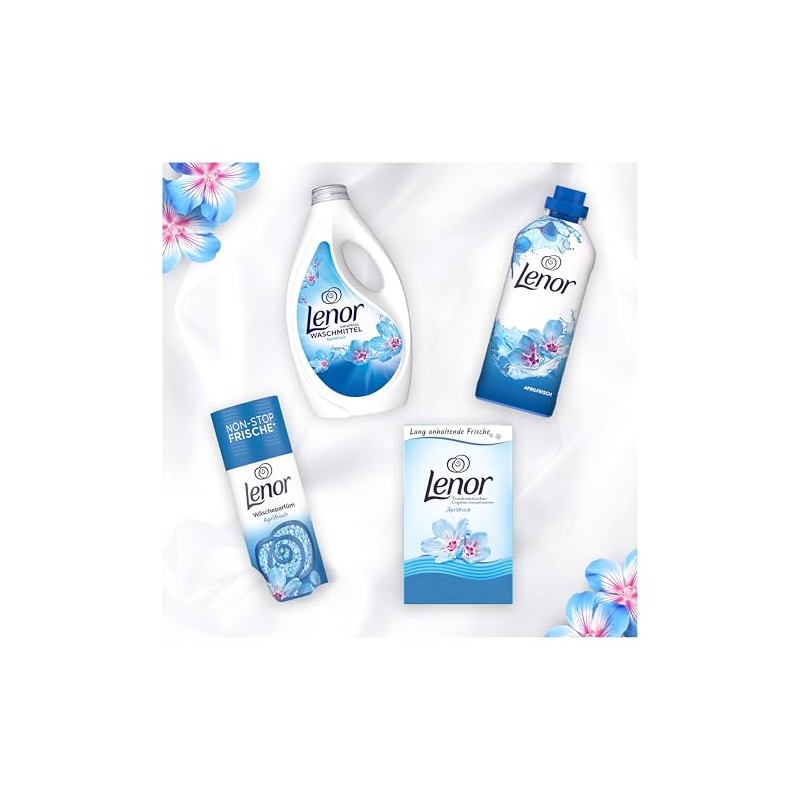 Lenor Aprilfrisch Dryer Cloths for Tumble Dryers, Kink-Free and Fresh